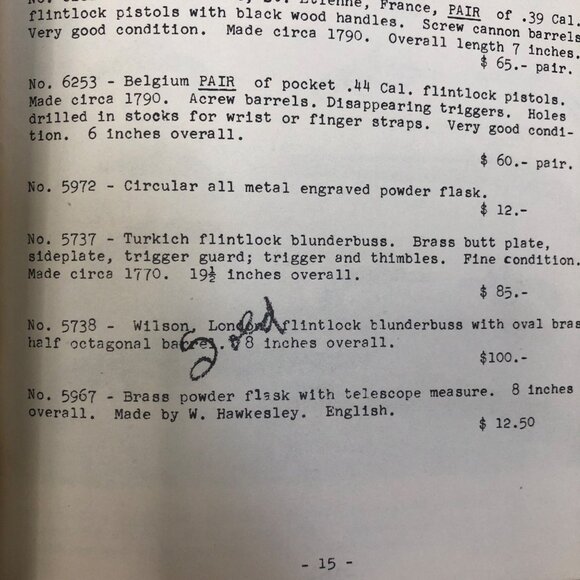 Vintage "The Museum Of Historical Arms" Booklet Miami Beach FL Ephemera Antique - Picture 16 of 16